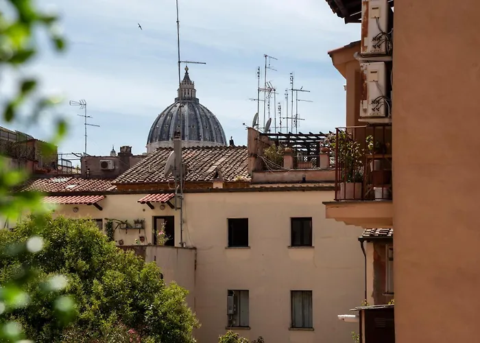 아파트 Vatican Boutique Apartment St Peter Dome View *